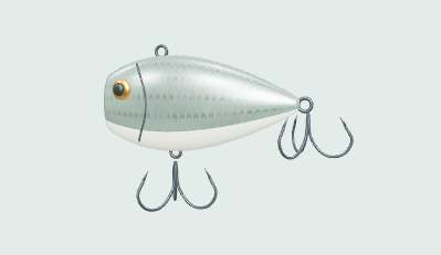 Illustrative blade bait / lipless crank model