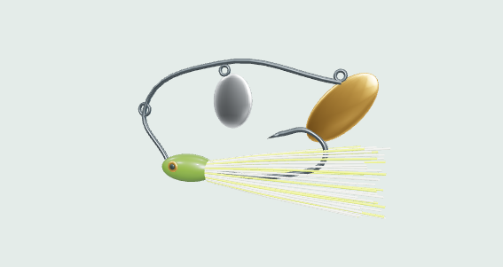 Illustrative spinnerbait model