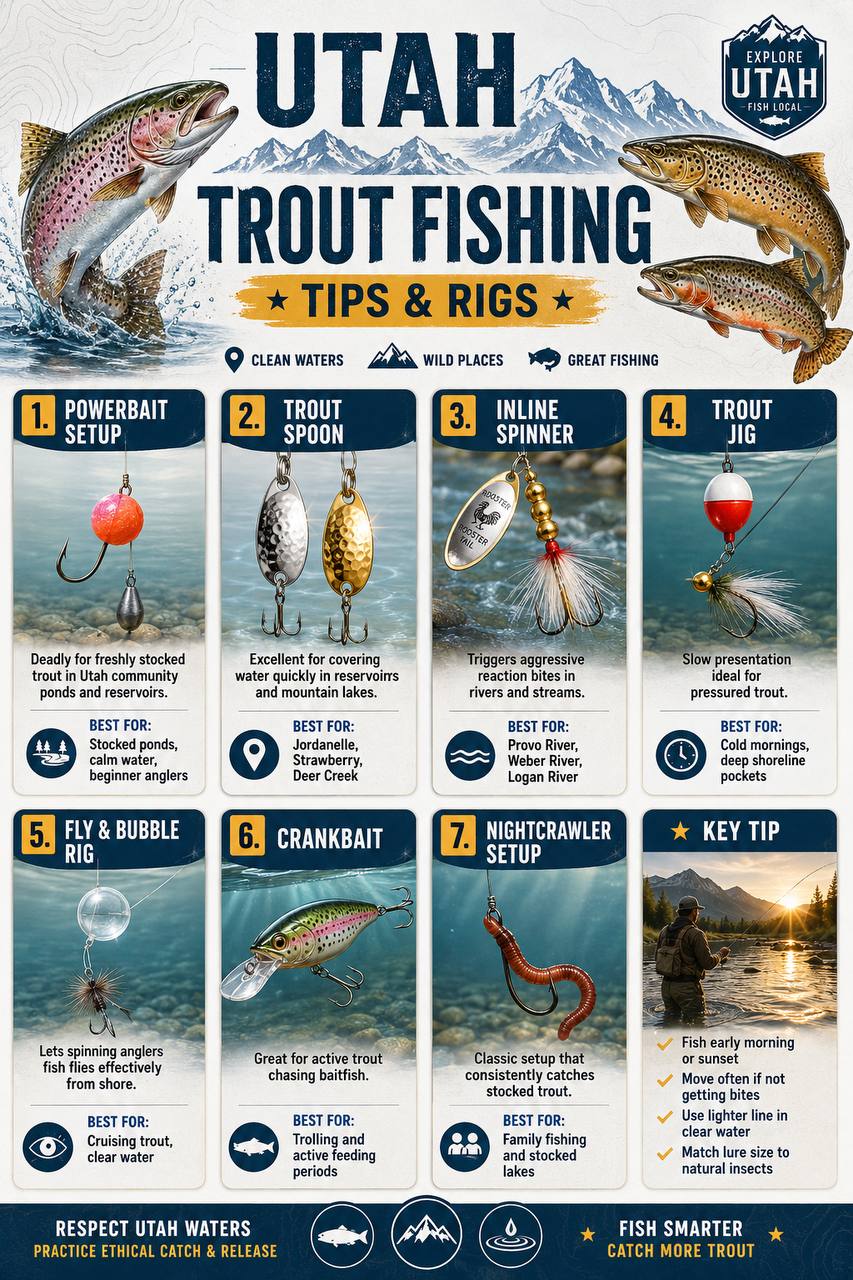 Trout Spinner Rigs Utah Trout Fishing Tips and Rigs | PowerBait, Spinners, Spoons, and Jigs